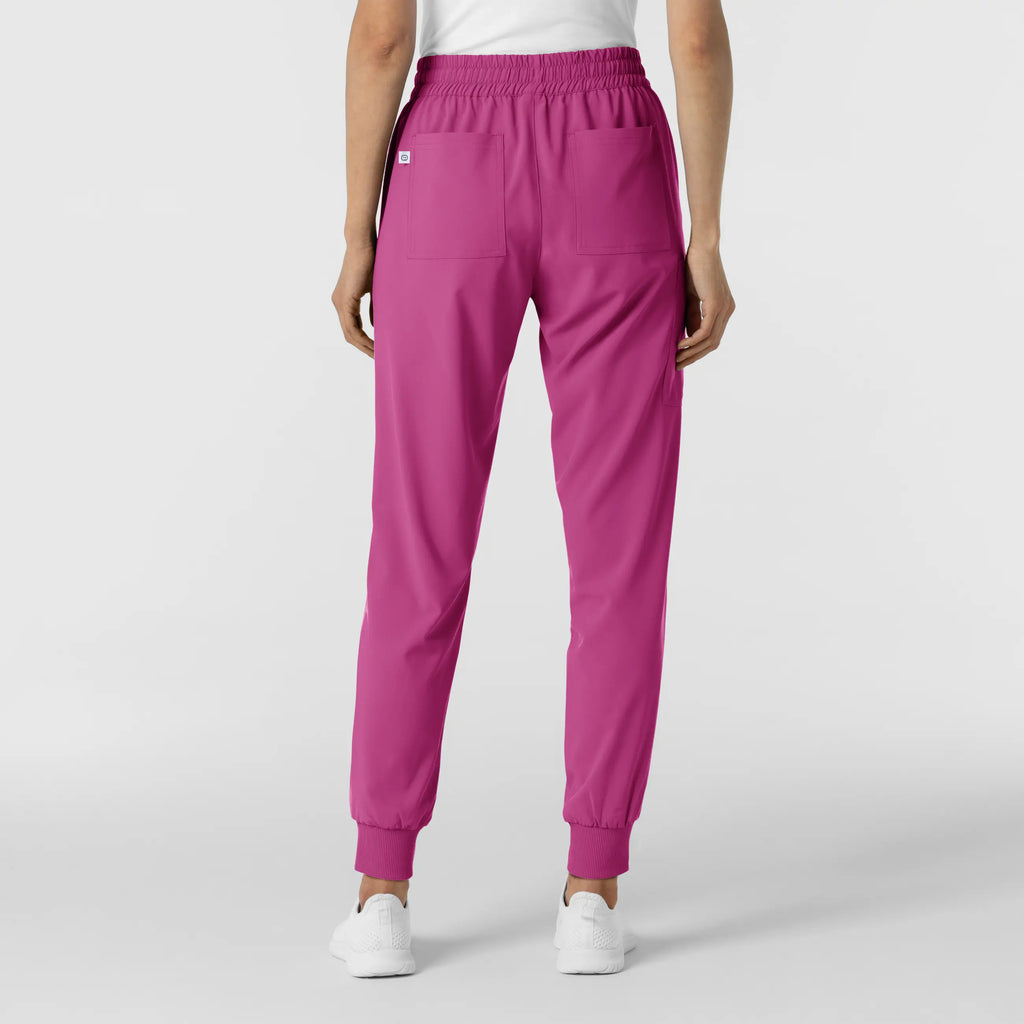 Wink Scrubs Women's Jogger Scrub Pant Raspberry | scrub-supply.com