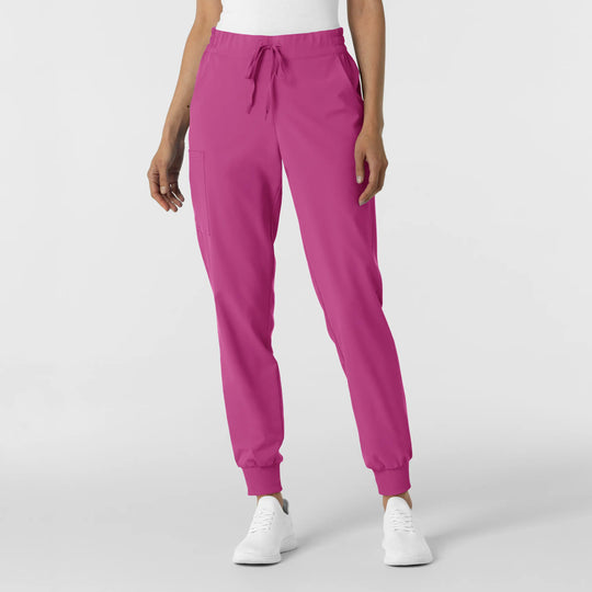 Wink Scrubs Women's Jogger Scrub Pant Raspberry | scrub-supply.com