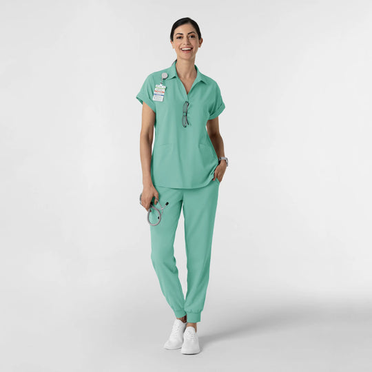Wink Scrubs Women's Jogger Scrub Pant Turquoise | scrub-supply.com