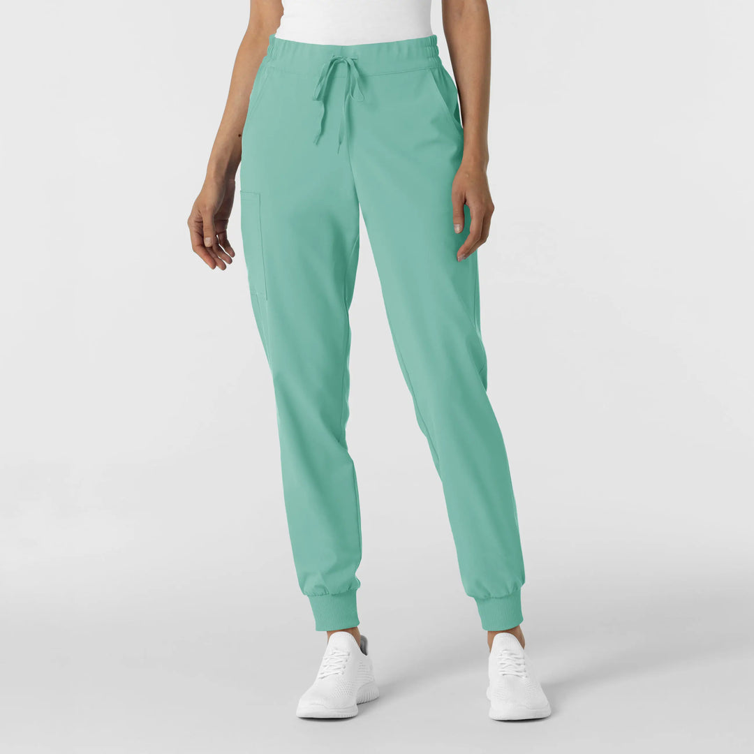 Wink Scrubs Women's Jogger Scrub Pant Turquoise | scrub-supply.com