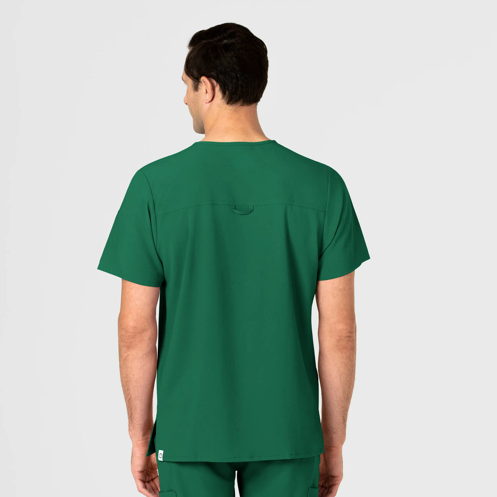 Wink Scrubs Men's EZ Zip Scrub Top Hunter | scrub-supply.com