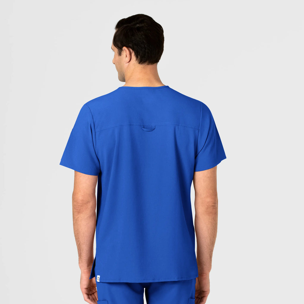 Wink Scrubs Men's EZ Zip Scrub Top Royal Blue | scrub-supply.com