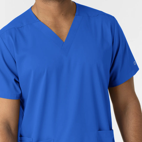Wink Scrubs Unisex Boundless V-Neck Scrub Top Royal Blue | scrub-supply.com