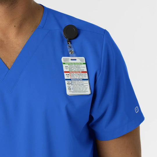 Wink Scrubs Unisex Boundless V-Neck Scrub Top Royal Blue | scrub-supply.com