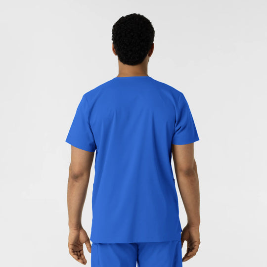 Wink Scrubs Unisex Boundless V-Neck Scrub Top Royal Blue | scrub-supply.com