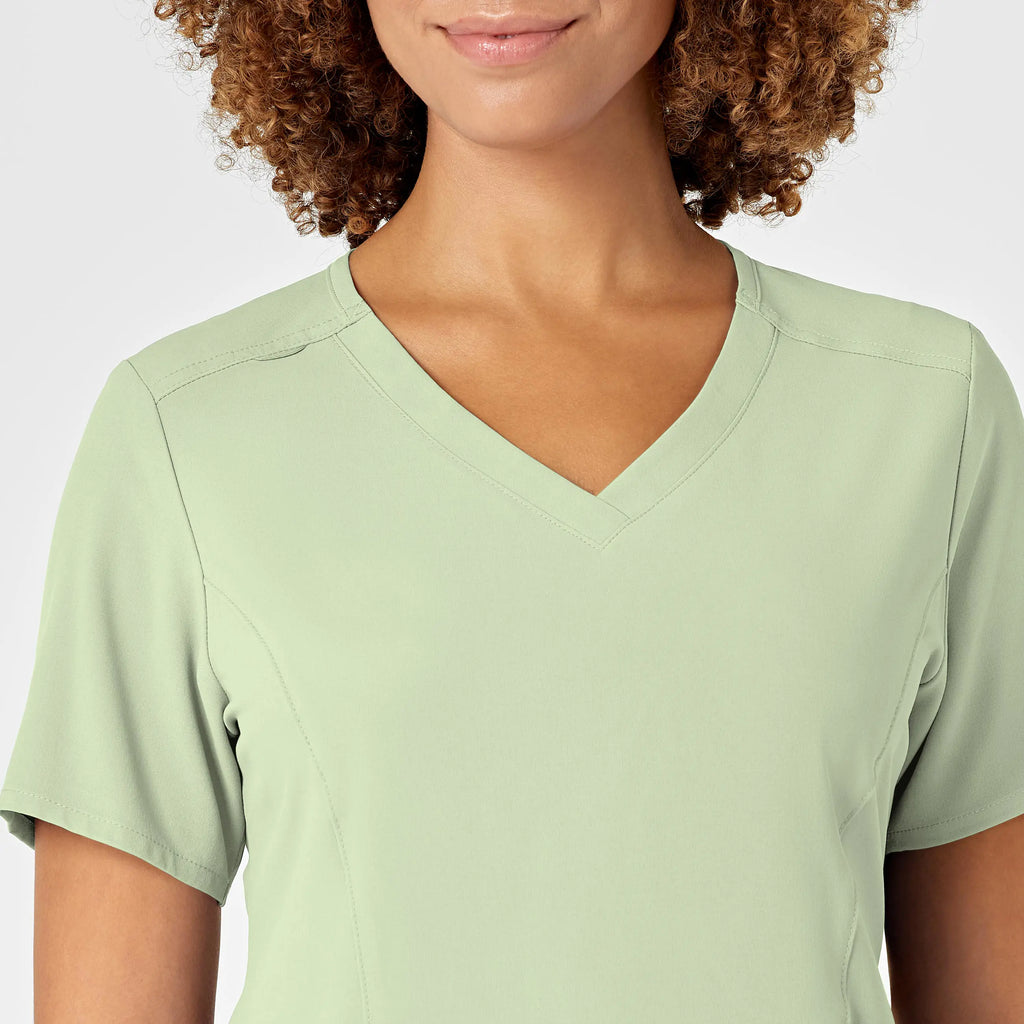 Wink Scrubs Women's RENEW V-Neck Scrub Top Fresh Mint | scrub-supply.com