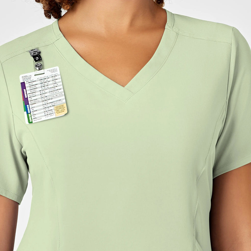 Wink Scrubs Women's RENEW V-Neck Scrub Top Fresh Mint | scrub-supply.com