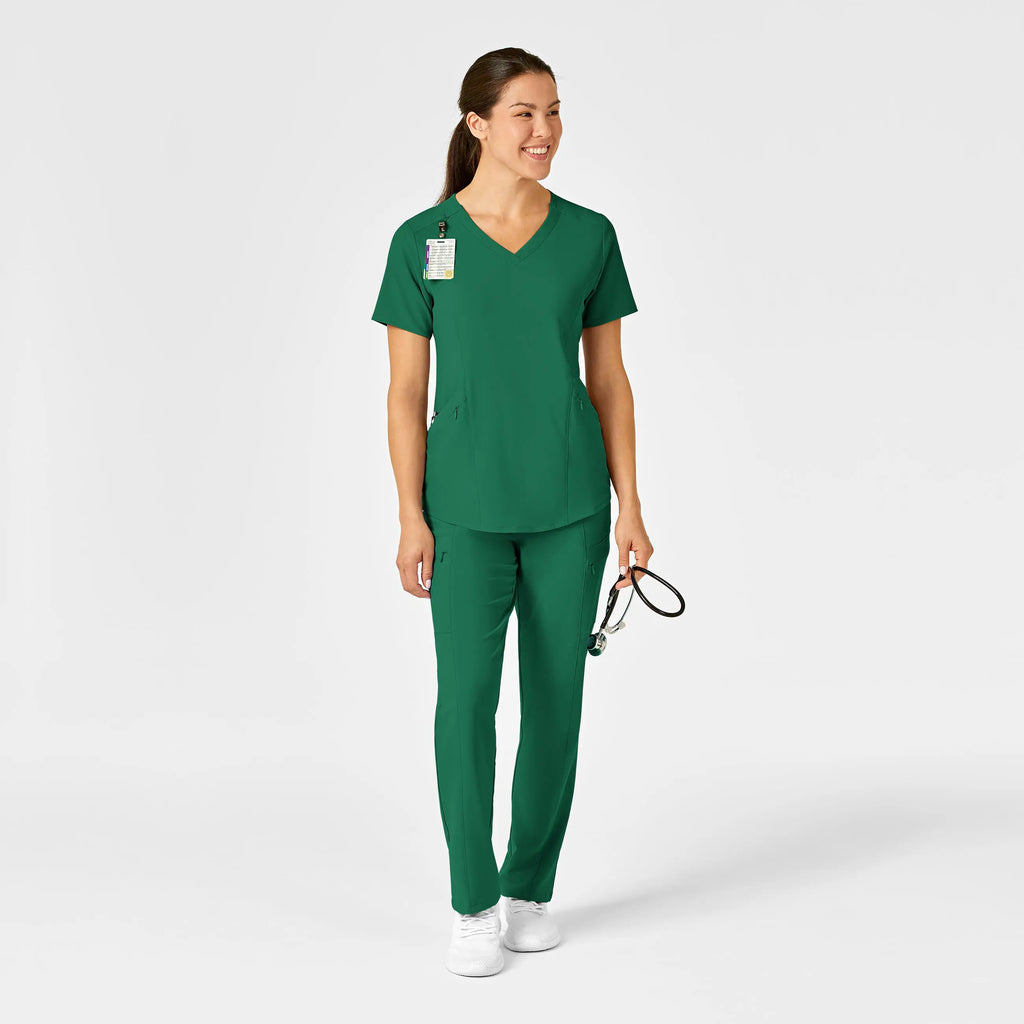 Wink Scrubs Women's RENEW V-Neck Scrub Top Hunter | scrub-supply.com