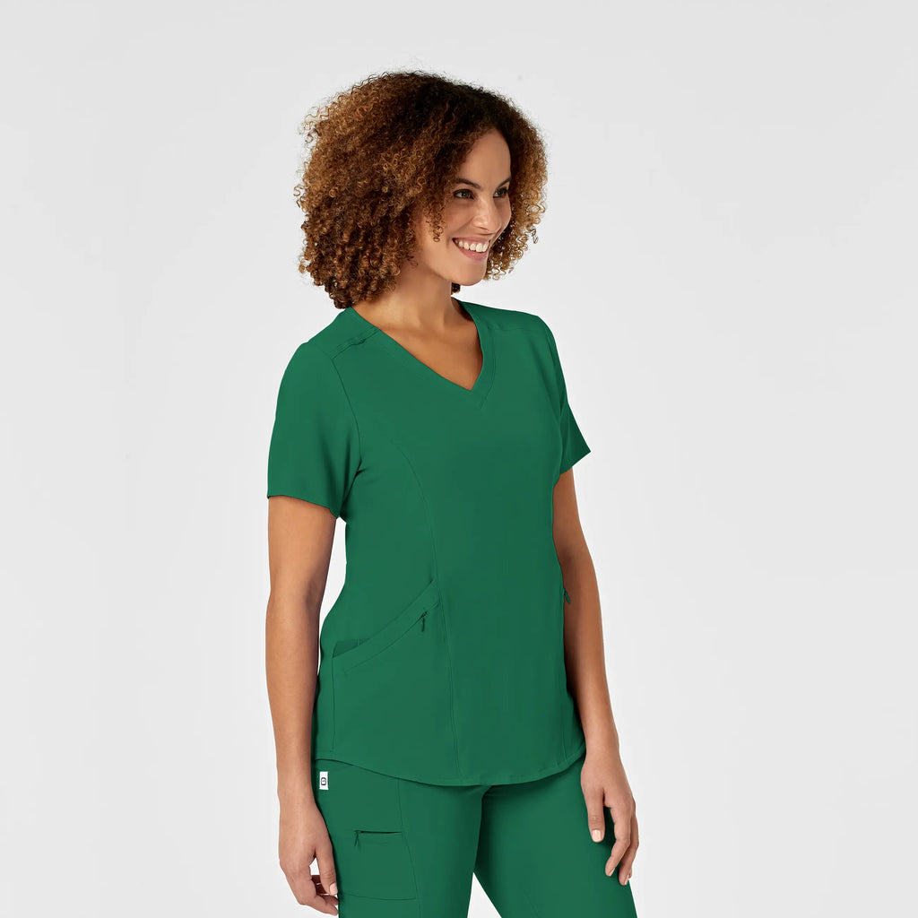 Wink Scrubs Women's RENEW V-Neck Scrub Top Hunter | scrub-supply.com