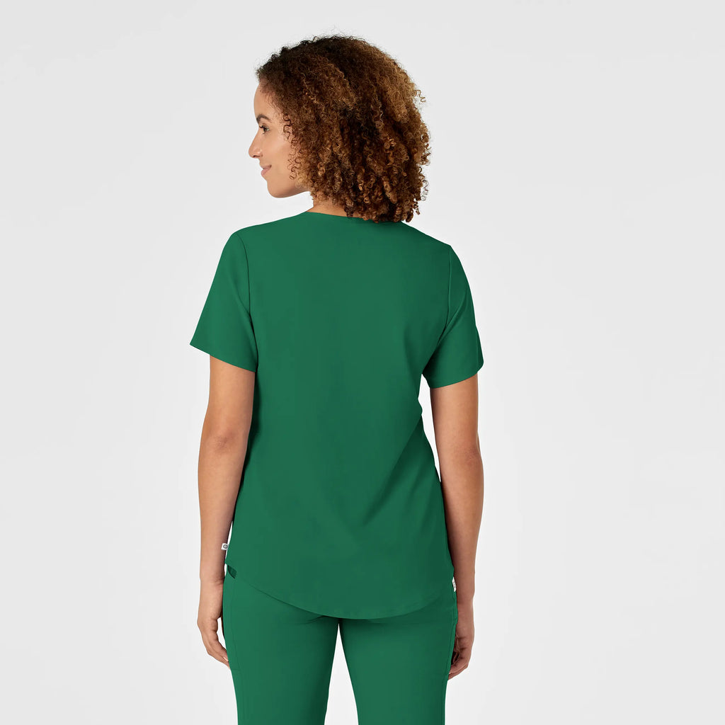 Wink Scrubs Women's RENEW V-Neck Scrub Top Hunter | scrub-supply.com