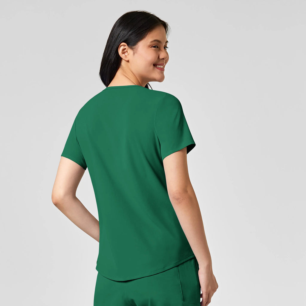 Wink Scrubs Women's RENEW V-Neck Scrub Top Hunter | scrub-supply.com