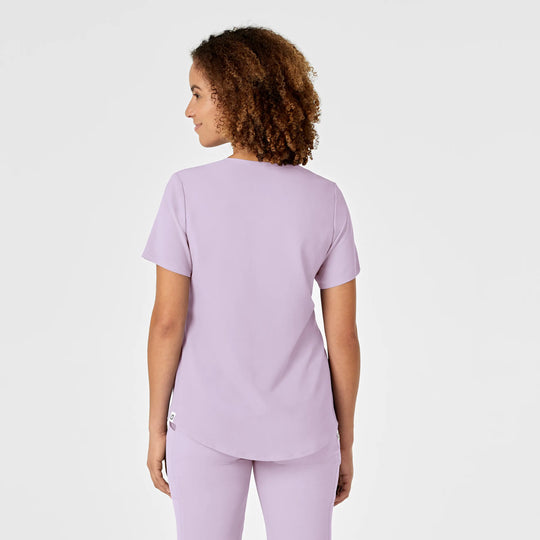 Wink Scrubs Women's RENEW V-Neck Scrub Top Pastel Lilac | scrub-supply.com