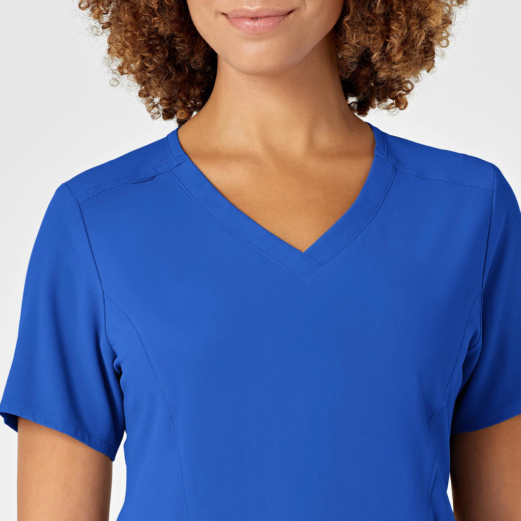 Wink Scrubs Women's RENEW V-Neck Scrub Top Royal Blue | scrub-supply.com