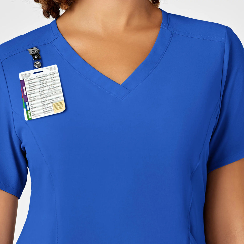 Wink Scrubs Women's RENEW V-Neck Scrub Top Royal Blue | scrub-supply.com