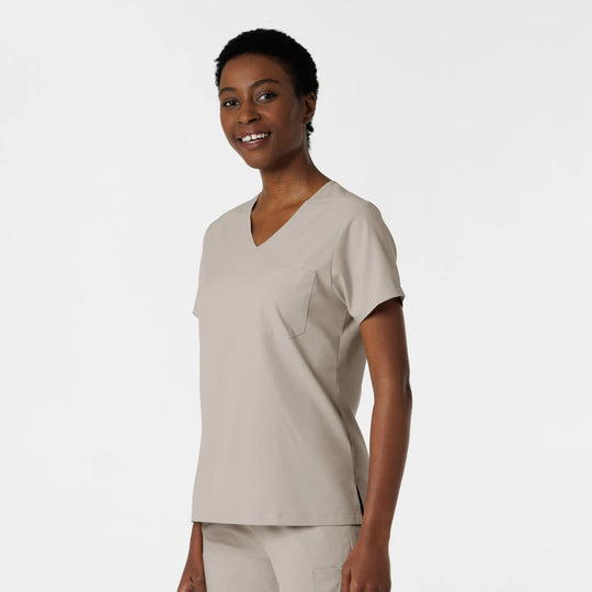 Wink Scrubs Women's Tuck-In Scrub Top Cloud | scrub-supply.com