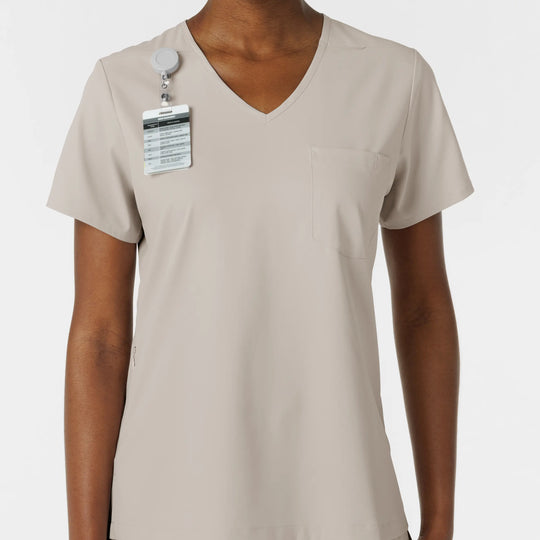 Wink Scrubs Women's Tuck-In Scrub Top Cloud | scrub-supply.com