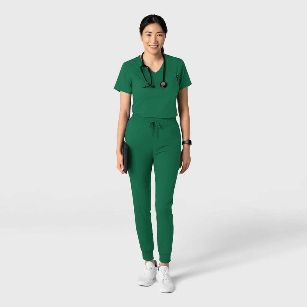 Wink Scrubs Women's Tuck-In Scrub Top Hunter | scrub-supply.com