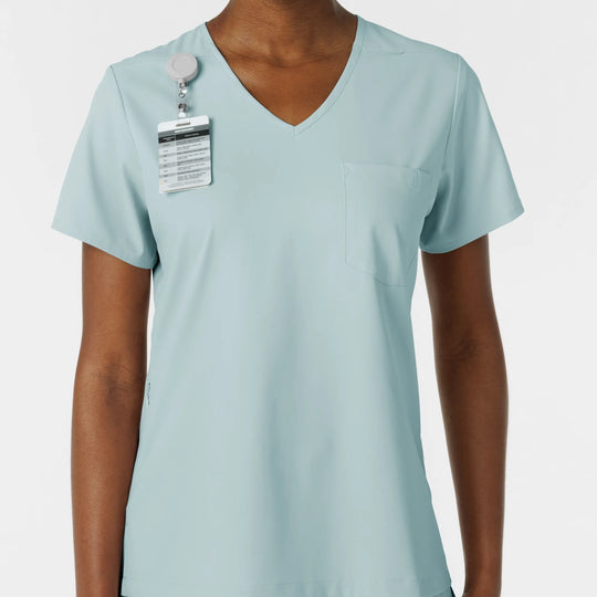 Wink Scrubs Women's Tuck-In Scrub Top Sky Blue | scrub-supply.com
