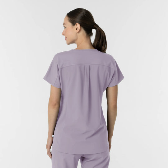 Wink Scrubs Women's V-Neck Tunic Scrub Top Wisteria | scrub-supply.com
