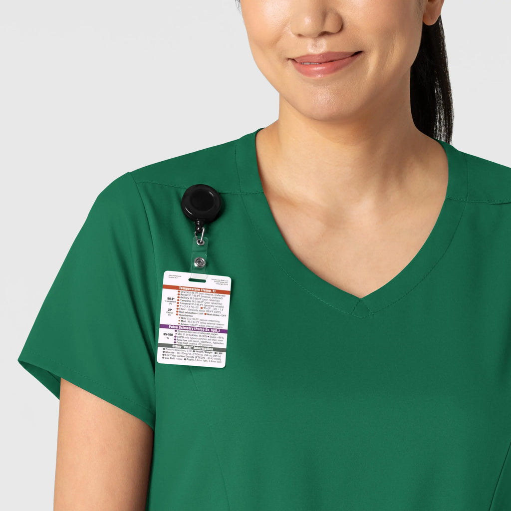 Wink Scrubs Women's 2-Pocket V-Neck Scrub Top Hunter | scrub-supply.com