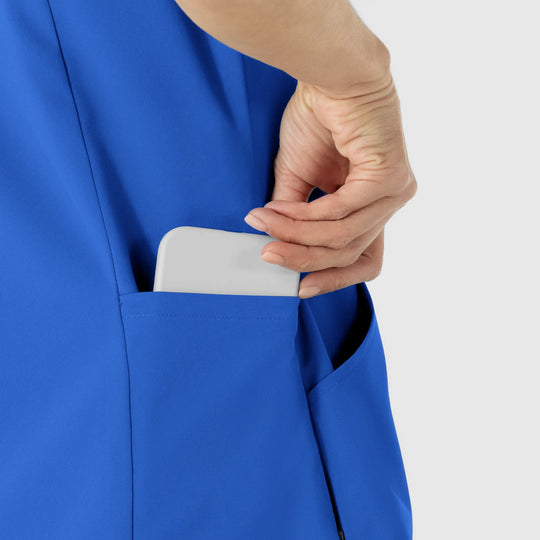 Wink Scrubs Women's V-Neck Scrub Top Royal Blue | scrub-supply.com