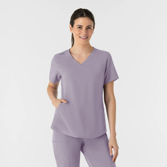 Wink Scrubs Women's V-Neck Scrub Top Wisteria | scrub-supply.com