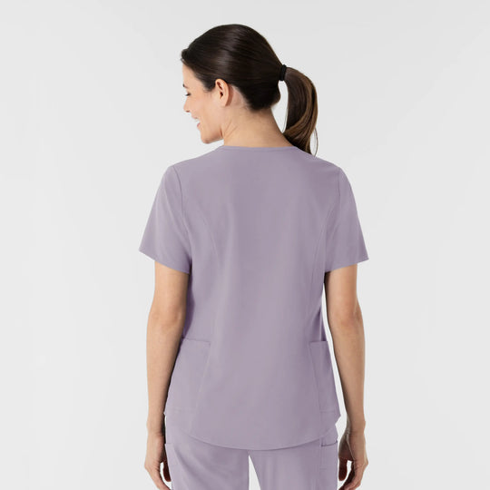 Wink Scrubs Women's V-Neck Scrub Top Wisteria | scrub-supply.com