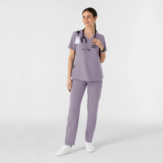 Wink Scrubs Women's V-Neck Scrub Top Wisteria | scrub-supply.com