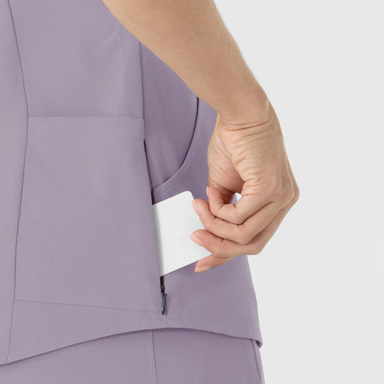 Wink Scrubs Women's V-Neck Scrub Top Wisteria | scrub-supply.com