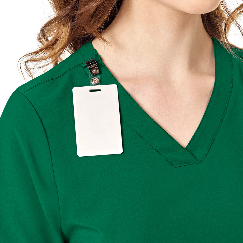 Wink Scrubs Women's Basic V-Neck Scrub Top Hunter | scrub-supply.com