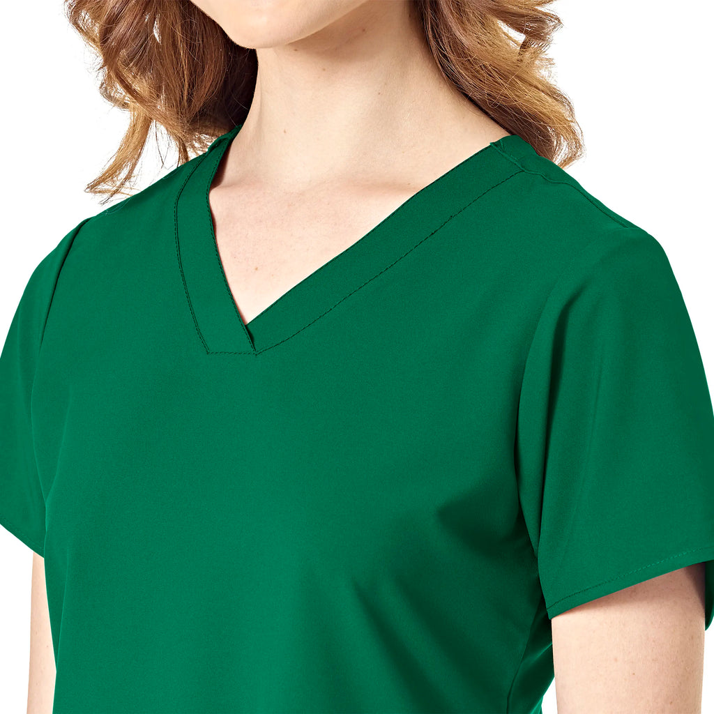 Wink Scrubs Women's Basic V-Neck Scrub Top Hunter | scrub-supply.com