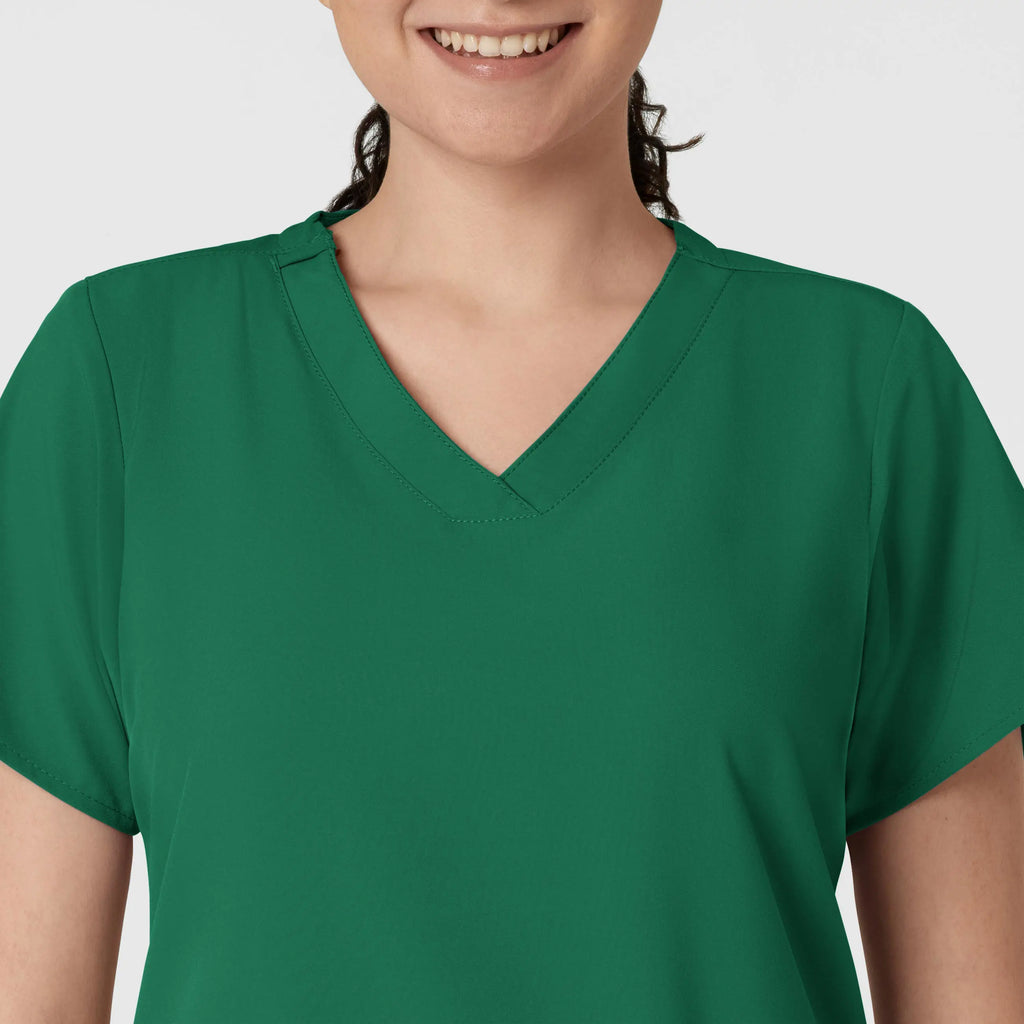 Wink Scrubs Women's Basic V-Neck Scrub Top Hunter | scrub-supply.com