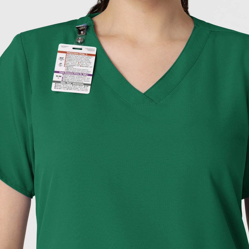 Wink Scrubs Women's Basic V-Neck Scrub Top Hunter | scrub-supply.com