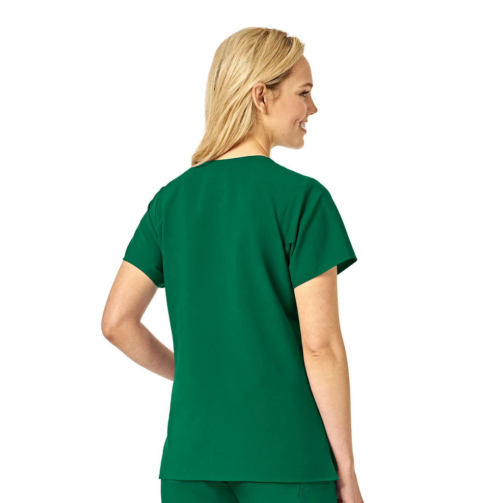 Wink Scrubs Women's Basic V-Neck Scrub Top Hunter | scrub-supply.com