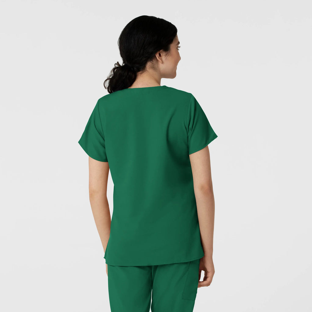 Wink Scrubs Women's Basic V-Neck Scrub Top Hunter | scrub-supply.com