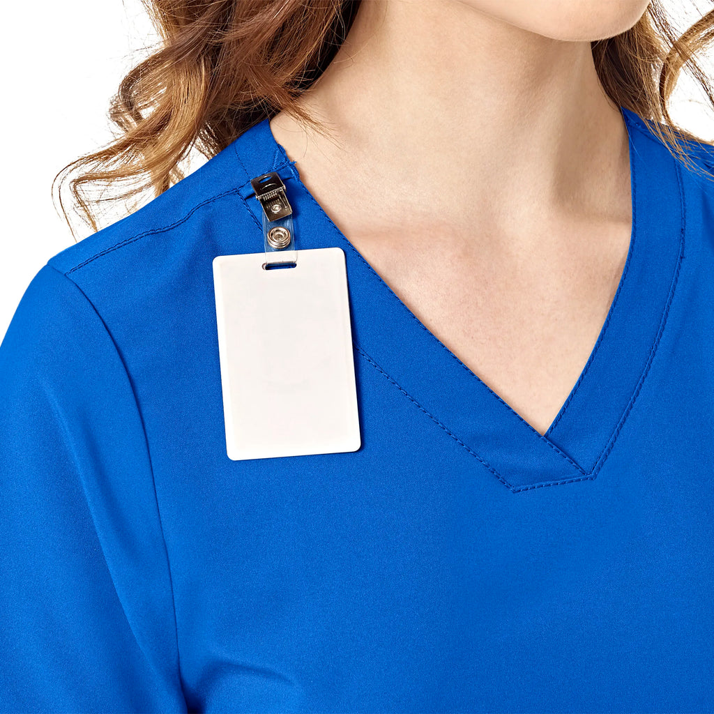 Wink Scrubs Women's Basic V-Neck Scrub Top Royal Blue | scrub-supply.com