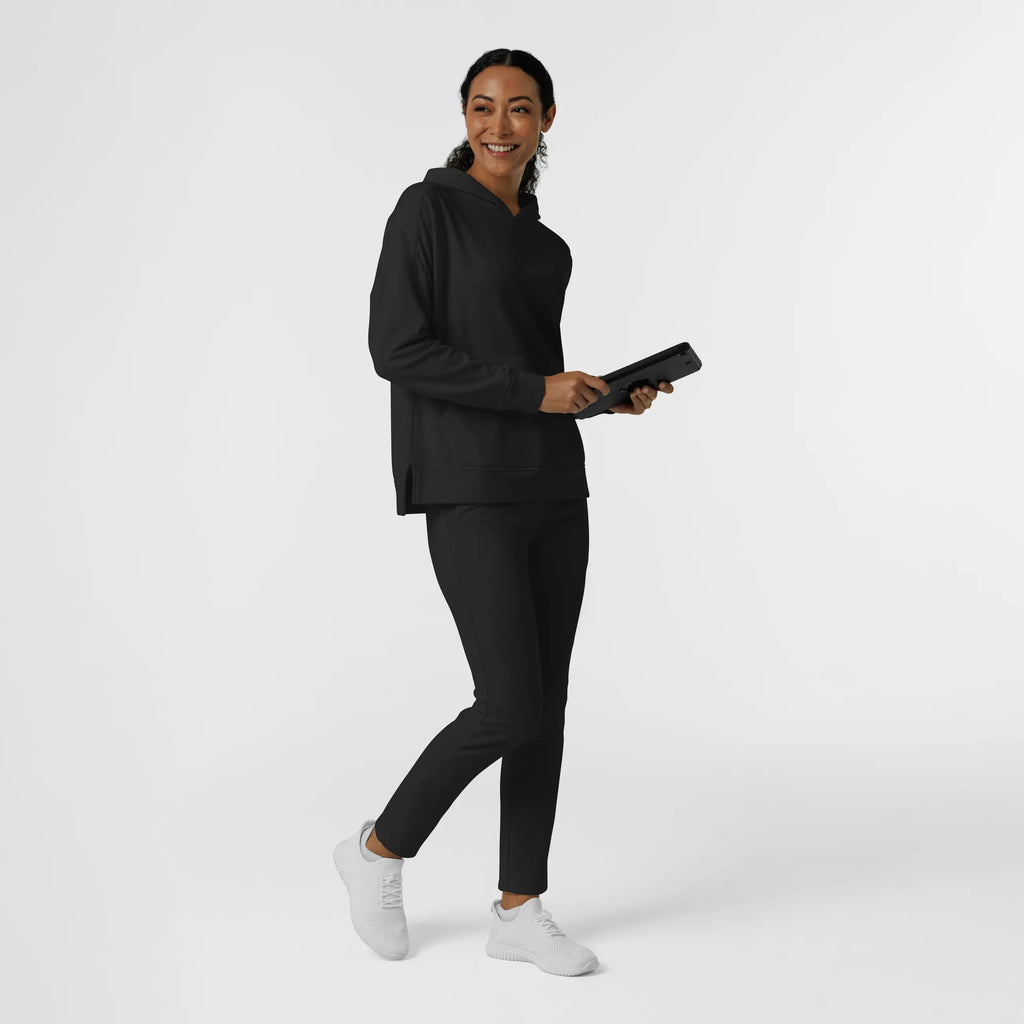 Wink Scrubs Women's Hoodie Black | scrub-supply.com