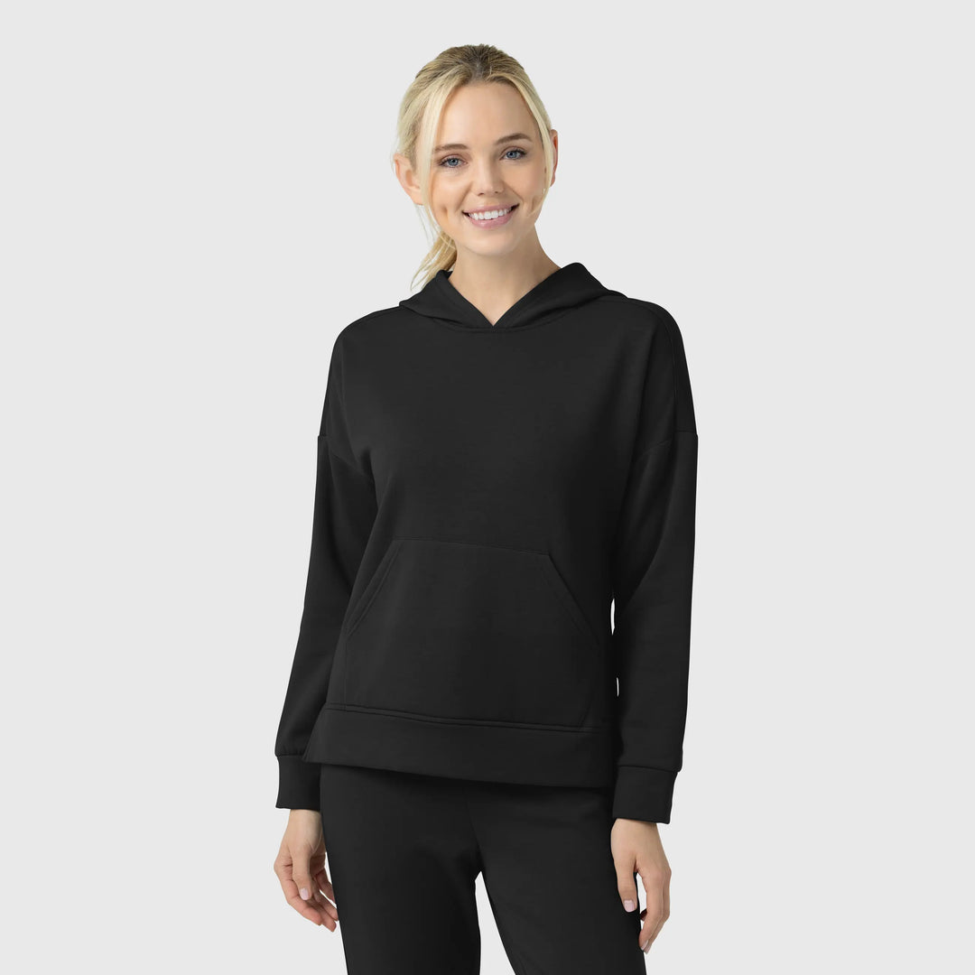Wink Scrubs Women's Hoodie Black | scrub-supply.com