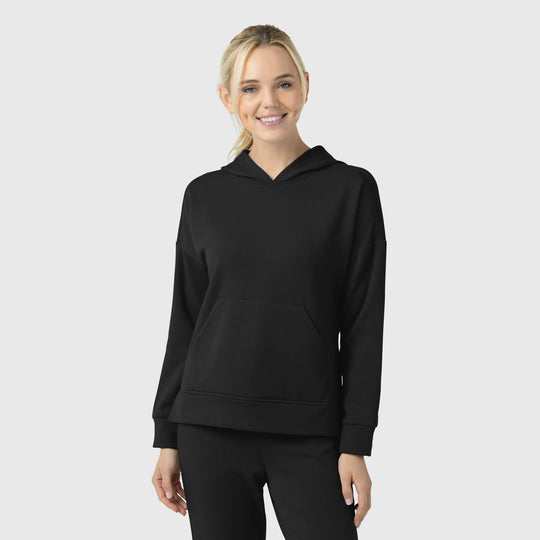 Wink Scrubs Women's Hoodie Black | scrub-supply.com