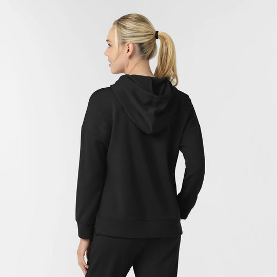 Wink Scrubs Women's Hoodie Black | scrub-supply.com