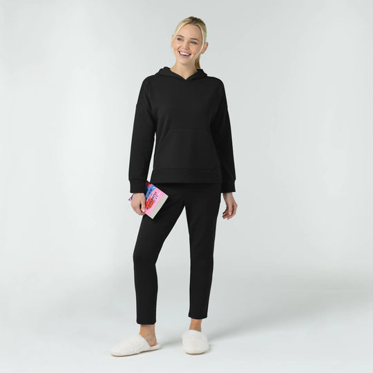 Wink Scrubs Women's Hoodie Black | scrub-supply.com
