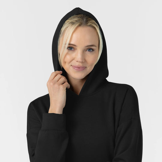 Wink Scrubs Women's Hoodie Black | scrub-supply.com