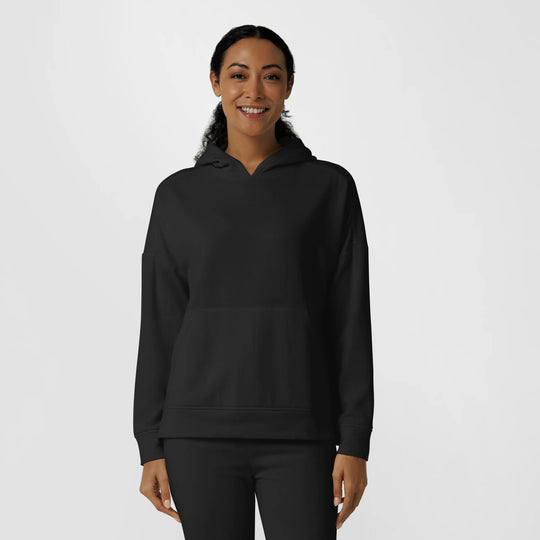 Wink Scrubs Women's Hoodie Black | scrub-supply.com