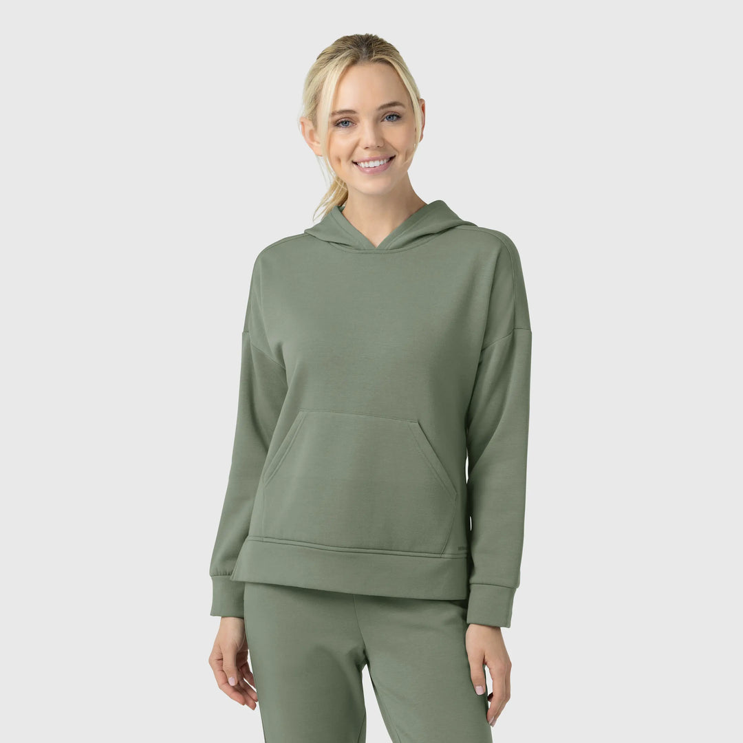 Wink Scrubs Women's Hoodie Sage | scrub-supply.com