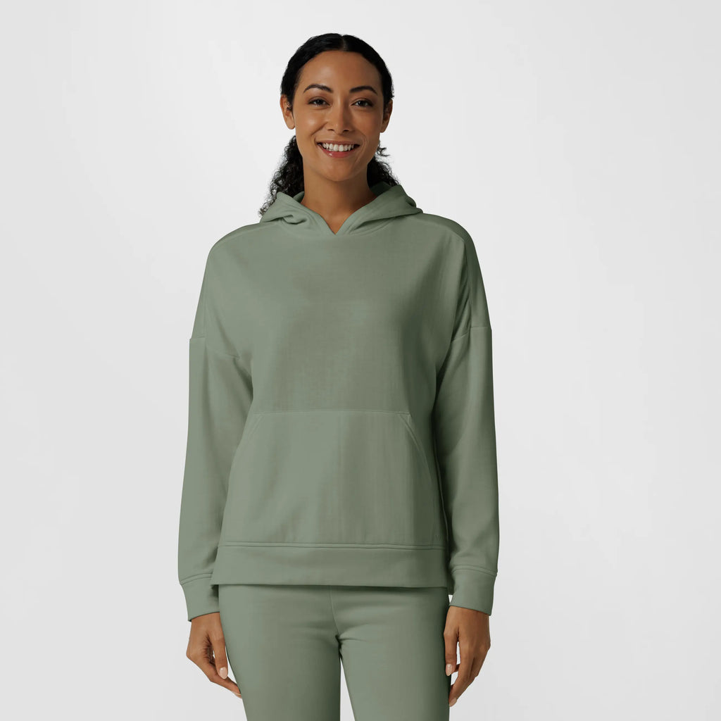 Wink Scrubs Women's Hoodie Sage | scrub-supply.com