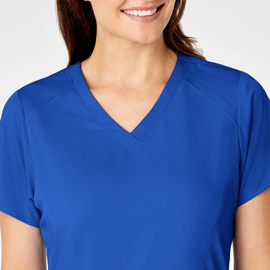 Wink Scrubs Women's 4 Pocket V-Neck Scrub Top Royal Blue | scrub-supply.com