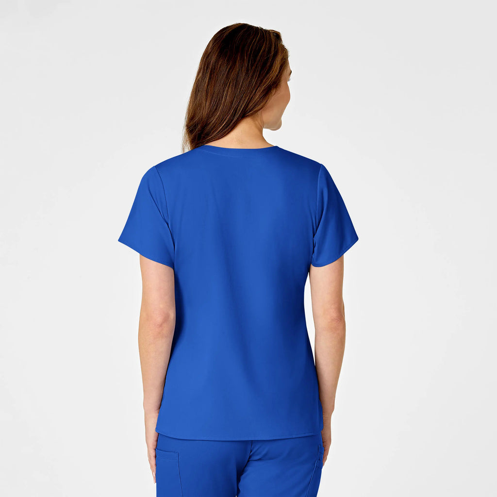 Wink Scrubs Women's 4 Pocket V-Neck Scrub Top Royal Blue | scrub-supply.com