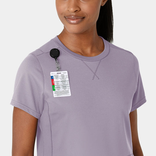 Wink Scrubs Women's Knit Flex-n-Reach Crew Neck Scrub Top Wisteria | scrub-supply.com
