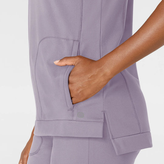 Wink Scrubs Women's Knit Flex-n-Reach Crew Neck Scrub Top Wisteria | scrub-supply.com