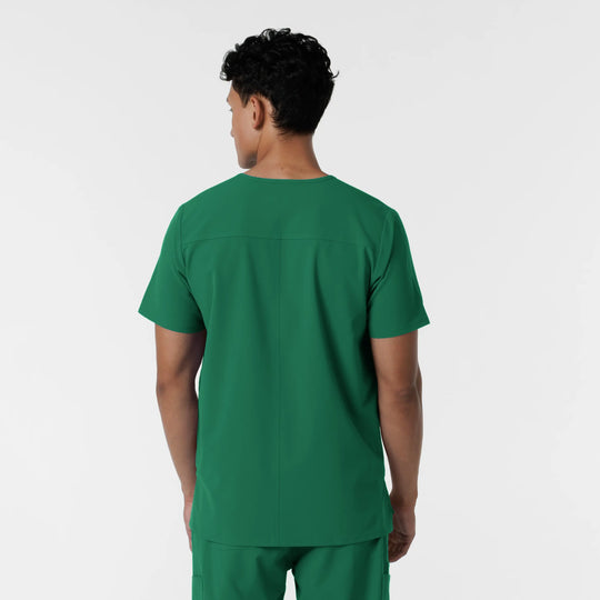 Wink Scrubs Men's V-Neck Scrub Top Hunter | scrub-supply.com
